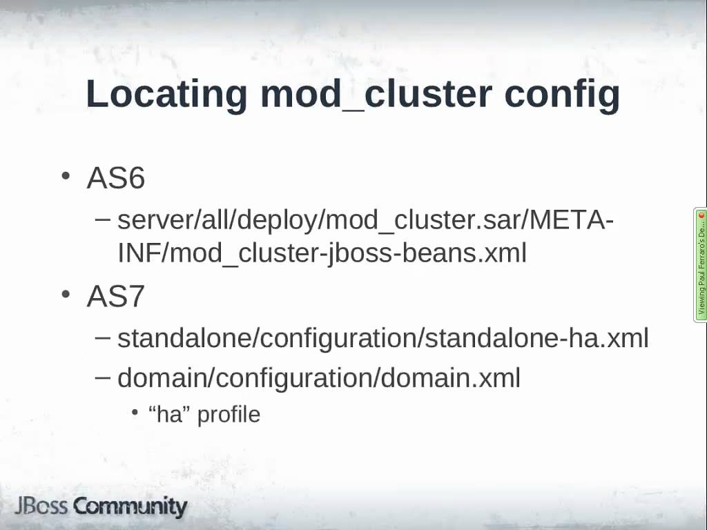 Clustering For High Availability With JBoss AS7